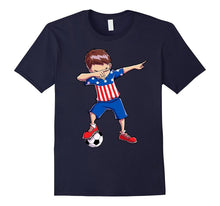 Soccer Dabbing T Shirt Dab USA Flag Dance Funny Football Boy