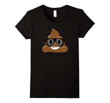 Poop Emoji Shirt Shutter Shades Cool Poo With 80s Glasses