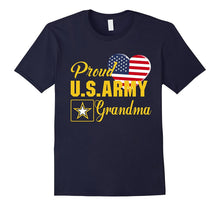 Proud U.S. Army Grandma Patriotic Heart T Shirt