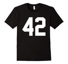 #42 Team Sports Jersey Number Front & Back Player / Fan Tee