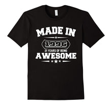 Made in 1996 T-Shirt Gift for 21st Birthday