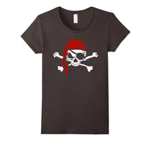 Jolly Roger Pirate T-Shirt, Skull Crossbones Halloween Shirt