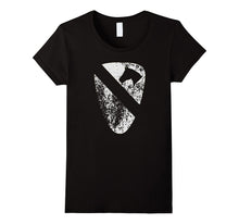 1st Cavalry Division Patch Distressed T Shirt- Men Women