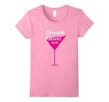 Drunk Wives Matter Funny Martini Glass Party Gift T-Shirt