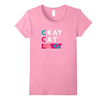 Cray Cat Lady 2017 Funny National Cat Day Graphic Tshirt Tee
