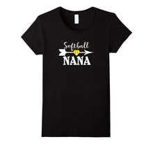 Softball Nana Tshirt Grandma Grandparents Gift Idea