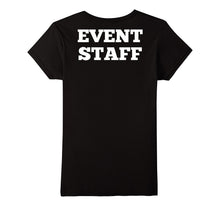 Event Staff T Shirt, Printed on BACK of Shirt