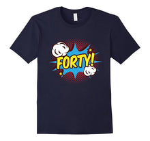 40 Years Old 40th Birthday B-Day Superhero T-Shirt