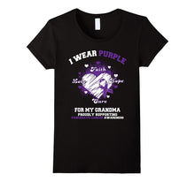 I Wear Purple for My Grandma - Pancreatic Cancer T-Shirt