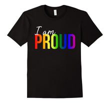 I Am Proud LGBTQ Rainbow Flag Shirt