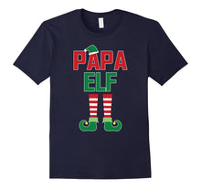Papa Elf Funny Christmas Family Santa Hat Boots Gift T Shirt