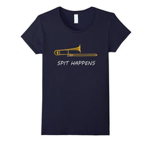 Funny Trombone T-Shirt - Spit Happens - Trombone Player Gift