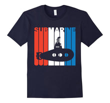 Retro RWnB Submarine Silhouette T-Shirt