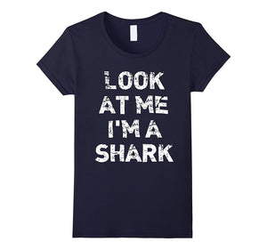 "Look at Me I'm a Shark" Funny Halloween T-Shirt