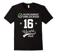 Achievement Unlocked 16 Years Old Happy 16th Birthday Shirt