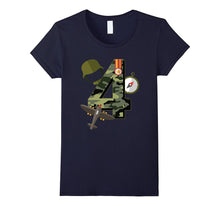 4th Birthday Camouflage Hero Army Soldier T-Shirt