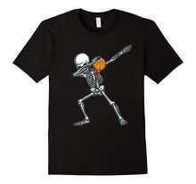 Halloween Dabbing Skeleton Basketball TShirt Funny Dab Dance
