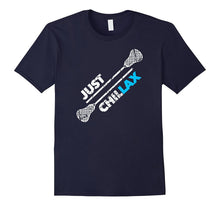 Just ChillLAX Lacrosse T-Shirt | Blue