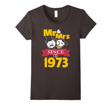 44th Wedding Anniversary T-Shirt 44 Year Mr & Mrs Since 1973