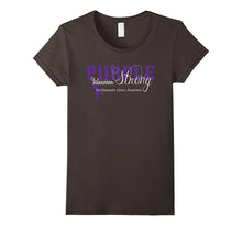 Pancreatic Cancer Purple Ribbon Strong Warrior Awareness
