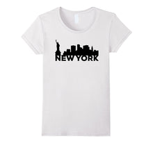 New York City Buildings Statue of Liberty Souvenir T-Shirt