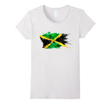 Jamaica Splash Flag Tourist T-Shirt
