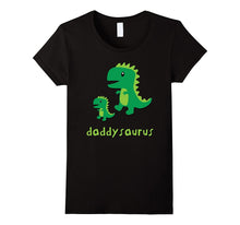 Daddysaurus Shirt Cute Dinosaur Dad Fathers Day Gift Kid Son