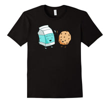 Milk and Cookies Funny Food T-Shirt Tee Shirt Foodie Five