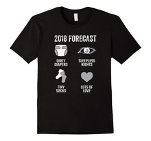 2018 Forecast Shirt New Expecting Dad Mom Baby Announcement