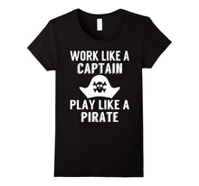 Captain Dad Clothes Boat Apparel Novelty Gift T-Shirt