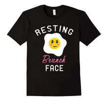 Resting Brunch Face Shirt : Grumpy Breakfast Egg Humor Joke