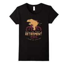 Retirement Plan Funny Bear Cycling Humor Graphic T-Shirt