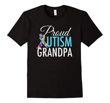 Men's Proud Autism Grandpa T-Shirt