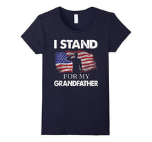 I Stand for My Grandfather Veteran American Flag Shirts