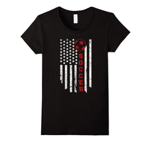 American Flag for Soccer Ball American T-Shirt