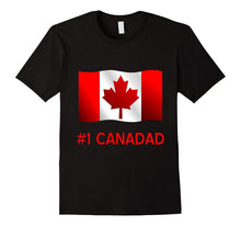 #1 Canadad T-Shirt for Canadian Dads, Fathers, Papas, Gramps