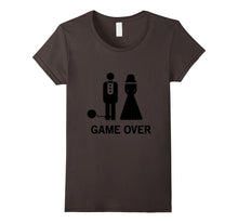 Game Over Ball and Chain - Funny Wedding T-Shirt