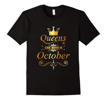 Queens Are Born in October Shirt - Diamond Edition Tee