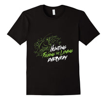 Hunting Fishing Large-Mouth Bass T-Shirt for Adults and Kids