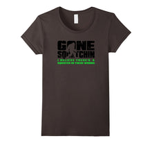 Funny Bigfoot T Shirt - Gone Squatchin Tee - Black Ink