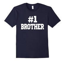 #1 Brother T-Shirt. Number One Brother T-Shirt