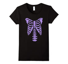 Skeleton Halloween Costume Halloween T-Shirt (Light Purple)
