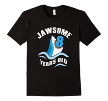 Jaw-Some 8 Years Old Funny Shark Tee 8th Birthday Gift