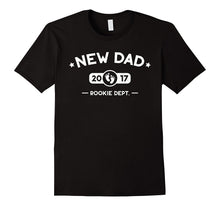 Mens New Dad 2017 Gift T-Shirt - First Time Rookie Department