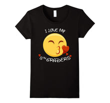 I Love My 8th Graders Grade School Teacher Emoji T Shirt