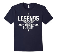 Legends Are Born in August T-Shirt Birthday Tee