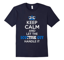 Cool Shirts for Men/Boys. Keep Calm Scottish Guy. Great Gift