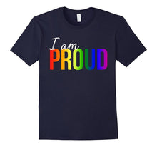 I Am Proud LGBTQ Rainbow Flag Shirt