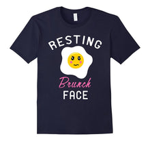 Resting Brunch Face Shirt : Grumpy Breakfast Egg Humor Joke