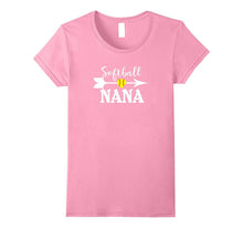 Softball Nana Tshirt Grandma Grandparents Gift Idea